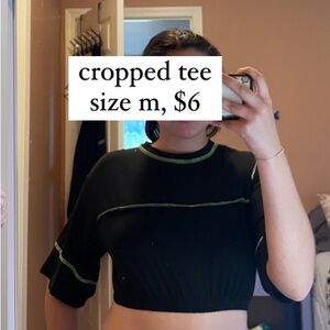 cropped tee
